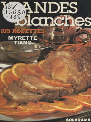 cover image of 105 recettes de viandes blanches